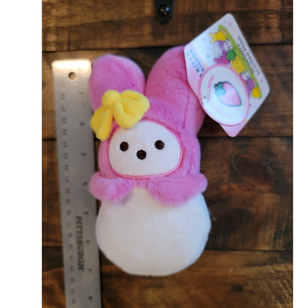 Sanrio‎ My Melody Peeps Strawberry Scented Plush Pink Bunny Easter 2025 New Tag